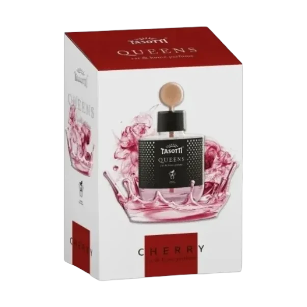 تاسوتي كوينز عطر للسيارة والمنزل برائحة الكرز يمنح رائحة حلوة ويزيل الروائح المزعجة
